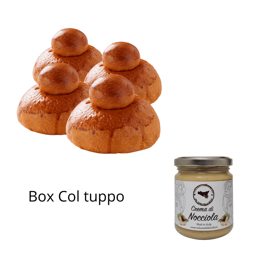 Box col Tuppo - Brioche alla nocciola - Nel Cuore della Sicilia