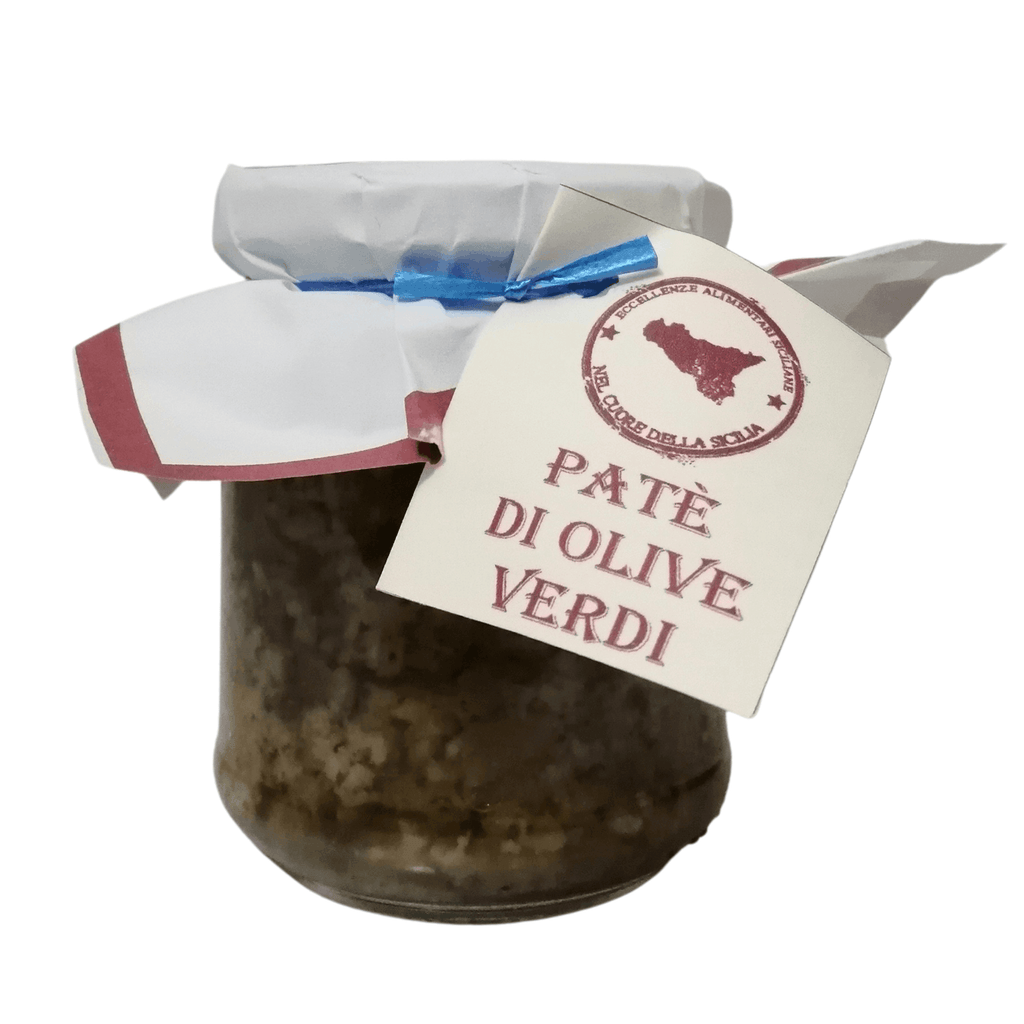 Patè Olive Verdi vaso da 190g - Nel Cuore della Sicilia