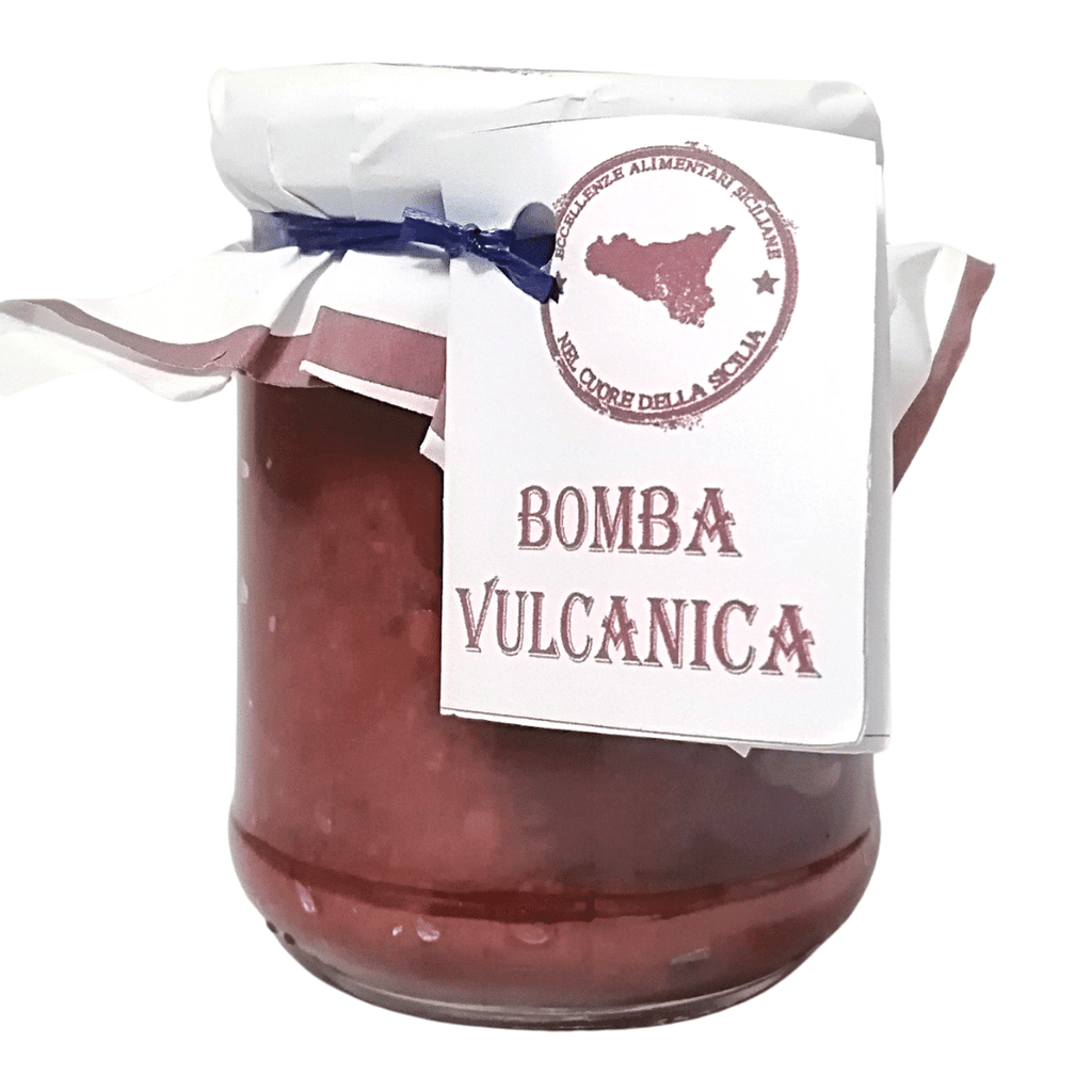 Patè di peperoncino rosso Bomba Vulcanica 200g - Nel Cuore della Sicilia