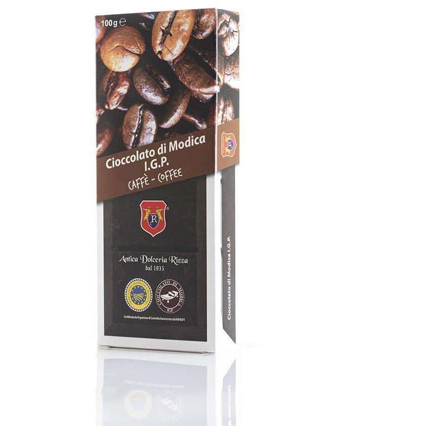 Cioccolato di Modica I.G.P. gusto Caffé 100gr - Nel Cuore della Sicilia