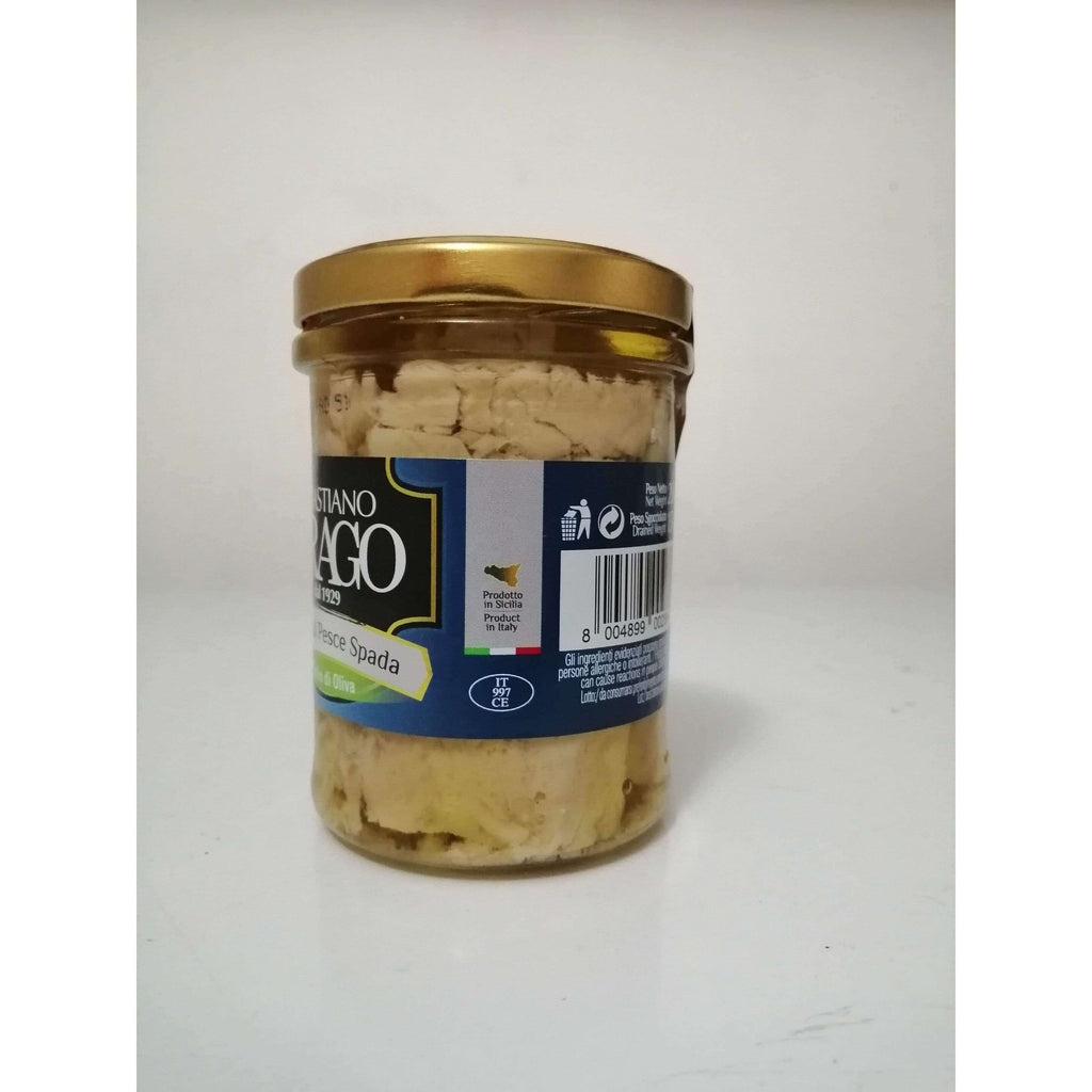 Filetti di pesce spada in olio oliva 200gr - Nel Cuore della Sicilia
