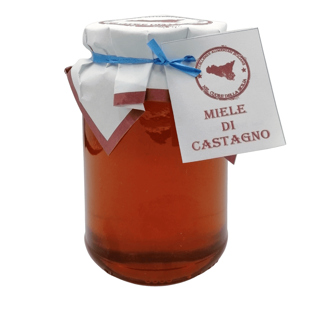 Miele di Castagno vaso da 500g - Nel Cuore della Sicilia